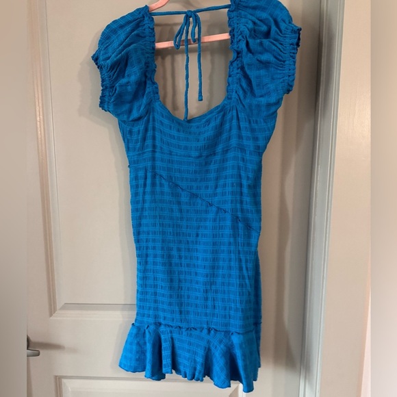 Free People l Elle Mini Dress in Catalina Blue l M - Picture 5 of 7